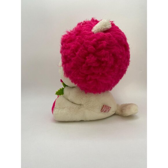 Rare 1984 Frou Frou Pink with Rose Plush: Vintage 80s Collectible from Fun Farm - Picture 3 of 8